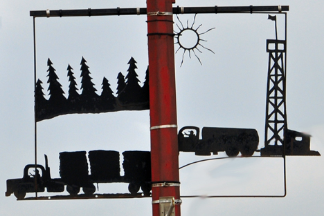 SIGNS ON LIGHTPOLES IN DAWSON CREEK